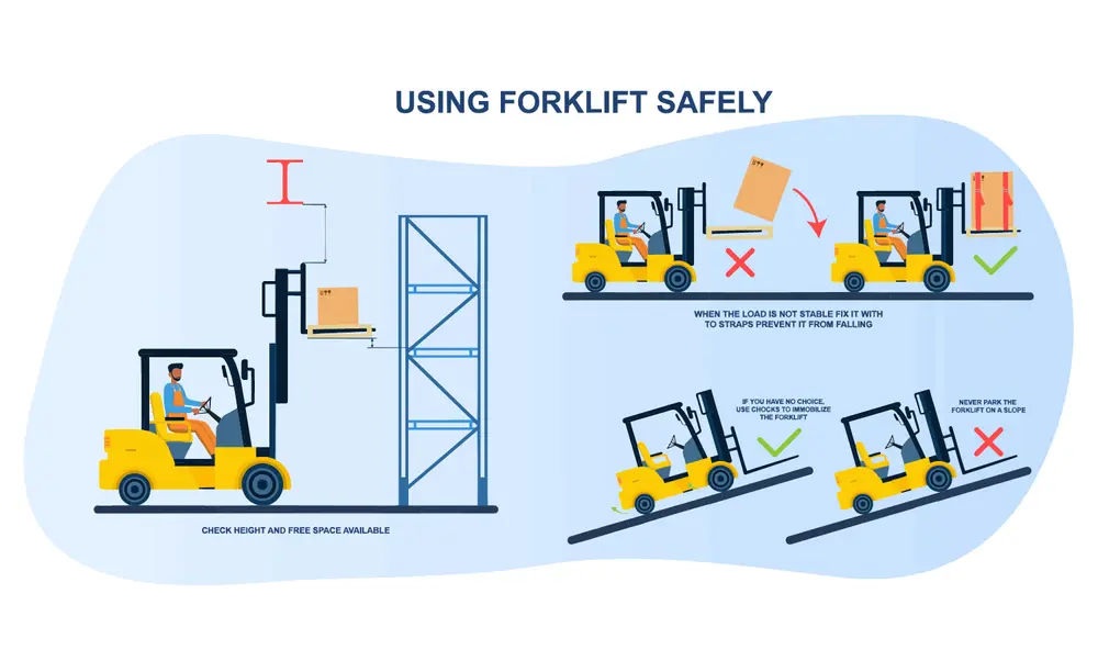 Forklift safety training